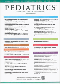 Artikkelen ble publisert i juliutgaven 2012 av tidsskriftet Pediatrics (http://pediatrics.aappublications.org/), som er ett&hellip;
