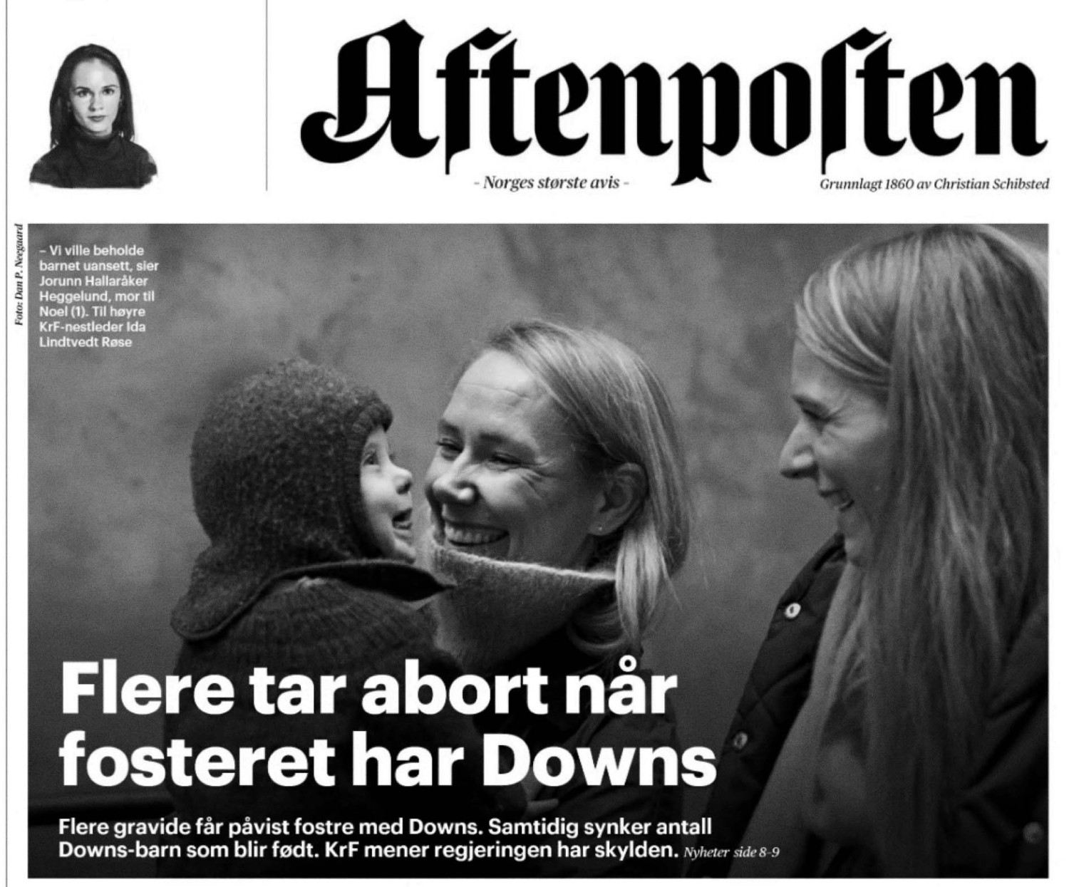 Figur 1 Downs syndrom vil trolig etter hvert bli skrevet som et fellesnavn. Prosessen er i gang, slik denne forsiden av&hellip;