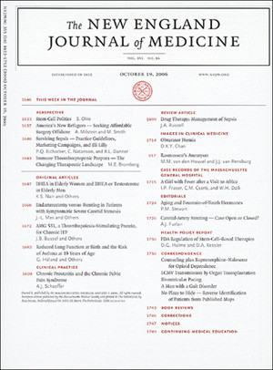 Artikkelen ble publisert i The New England Journal of Medicine, som er et av de mest prestisjetunge medisinske tidsskriftene&hellip;