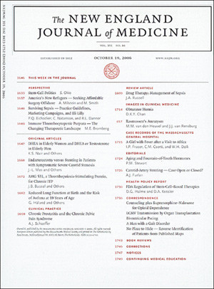Artikkelen ble publisert i det prestisjetunge tidsskriftet New England Journal of Medicine 19.2. 2015