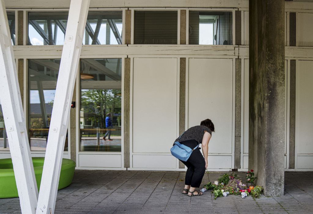 Psykiatrisk Center Glostrup p&aring; Br&oslash;ndby&oslash;stervej i Br&oslash;ndby l&oslash;rdag den 23. juli 2023. Tre ansatte p&aring; Psykiatrisk Center Glostrup blev knivstukket fredag. En er d&oslash;d. 41-&aring;rig mand er anholdt.. (Foto: Liselotte Sabroe/Ritzau Scanpix)