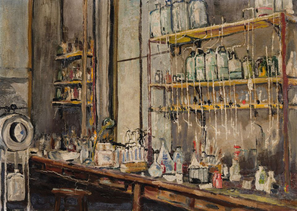 Frederick Banting hadde to lidenskaper: medisinsk forskning og maling. I 1925 malte han &laquo;The lab&raquo; ved University of Toronto&hellip;