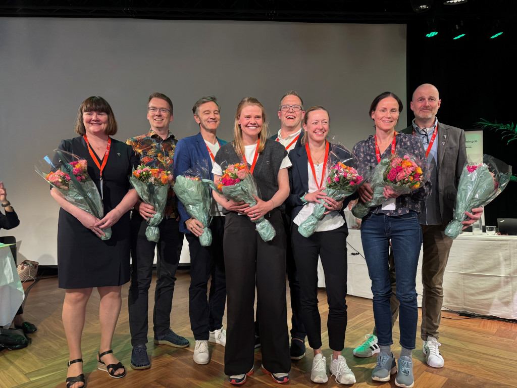 NYTT AF-STYRE: Fra venstre: Else Worren Nyg&aring;rd (nestleder), Torstein Sakshaug, Bernhard Holthe, Randi Hauge Tengesdal, Hans&hellip;