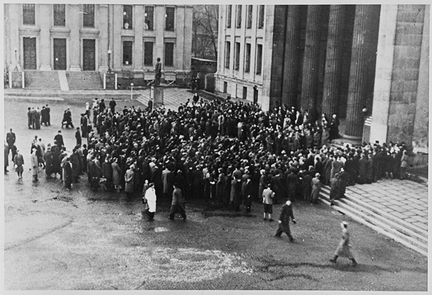 Studentene i Oslo arresteres 30.&nbsp;november 1943. Foto: UiO / CC BY 2.0