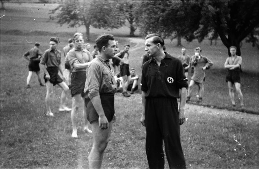 SS training camp St Andreas in Sennheim (Cernay), France. Date unknown. Photo: Hans Trygve Tveten (1918&ndash;99)/ARKIVET Peace&hellip;